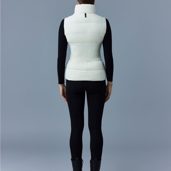 MACKAGE GISELA CREAM XS - BRAND NEW LADIES DOWN VEST - Picture 5 of 8